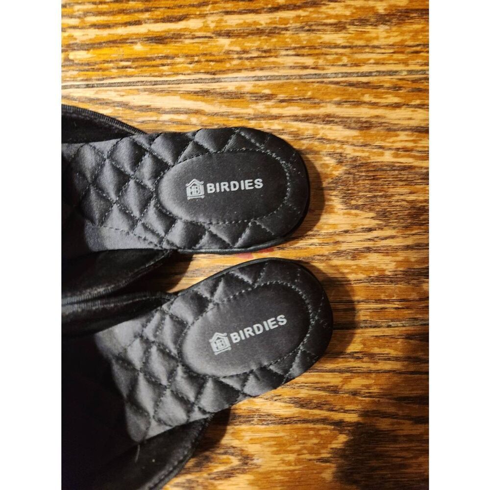 Birdies Phoebe Cheetah Quilted Mules Size 7 - Picture 2 of 4